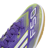 Adidas F50 CLUB IN J Purple Rush/Ftwr White/Lucid Lemon